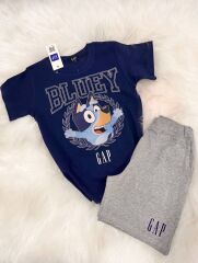 GRİ ŞORTLU YAZLIK İKİLİ TAKIM