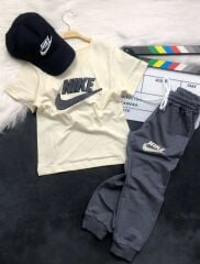 GRİ PUNCHLI İKİLİ EŞOFMAN TAKIMI