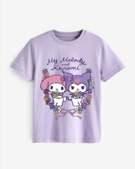 KUROMI BASKILI LİLA TİŞÖRT