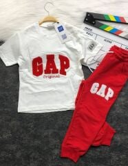 KIRMIZI PUNCHLI İKİLİ EŞOFMAN TAKIMI