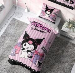KUROMI PEMBE İKİLİ NEVRESİM TAKIMI