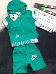 3LÜ  YEŞİL YAZLIK TAKIM