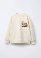 CAPYBARA BASKILI UNISEX SWEATSHIRT